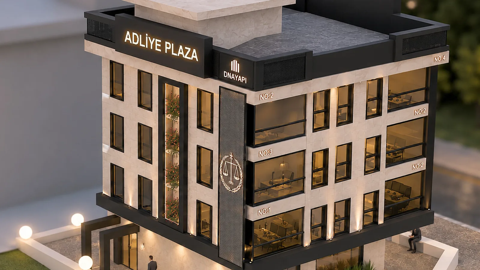 Adliye Plaza proje konsepti