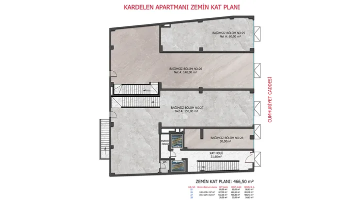 Kardelen Apartmanı plan 6