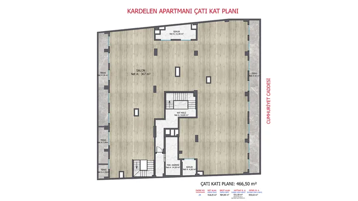 Kardelen Apartmanı plan 5