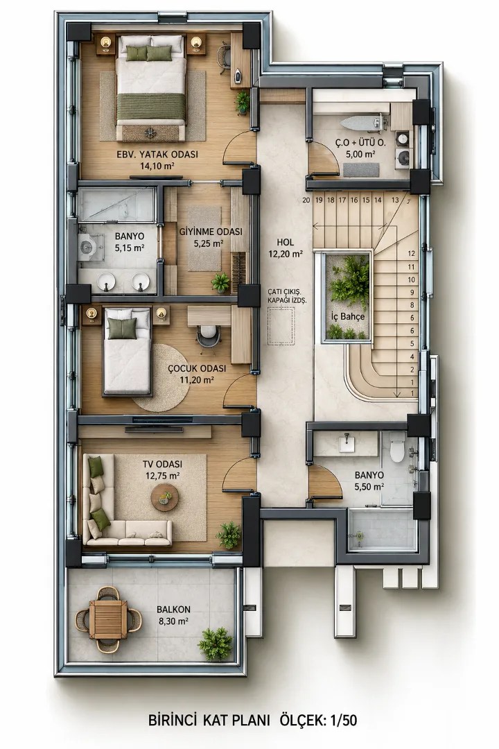 Selin Villa plan 2