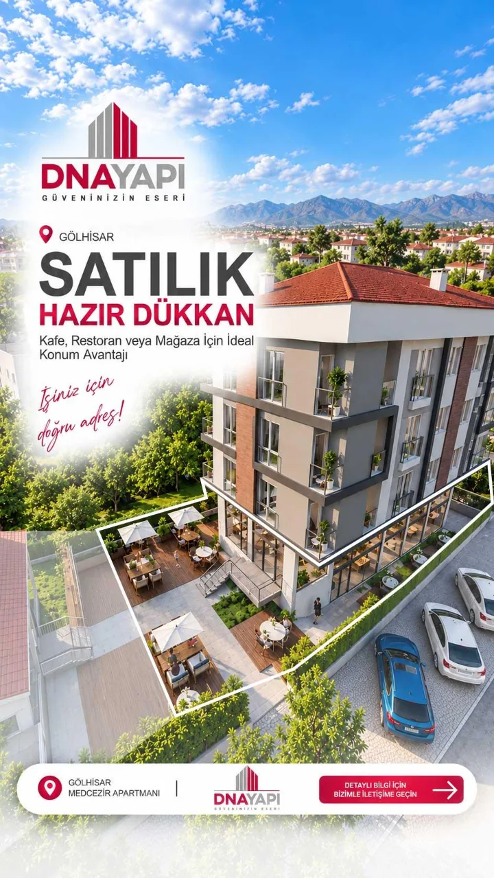 GÖLHİSAR’DA SATILIK DÜKKÂN!