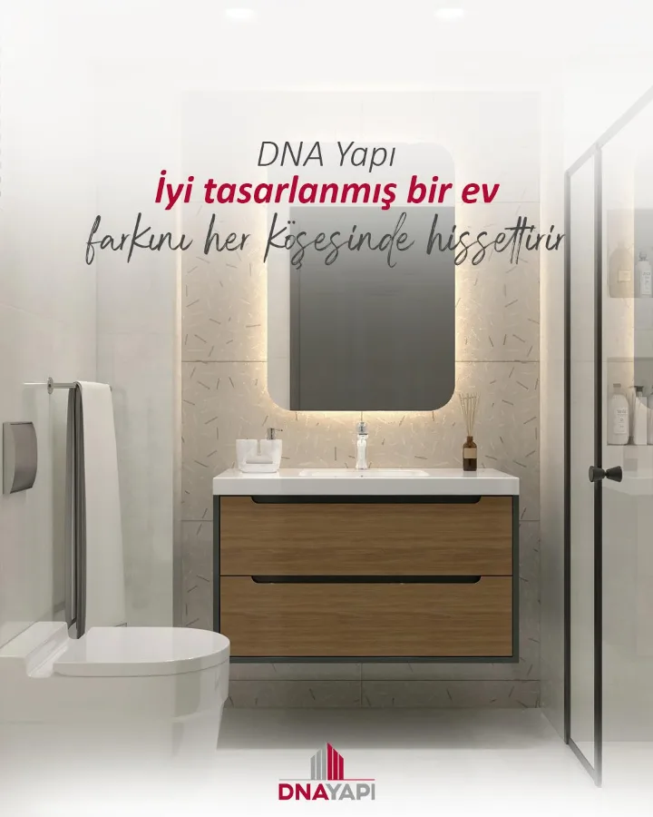 Modern bir banyoda estetik kadar, her ayrıntının günlük yaşamı kolaylaştırması da önemlidir.