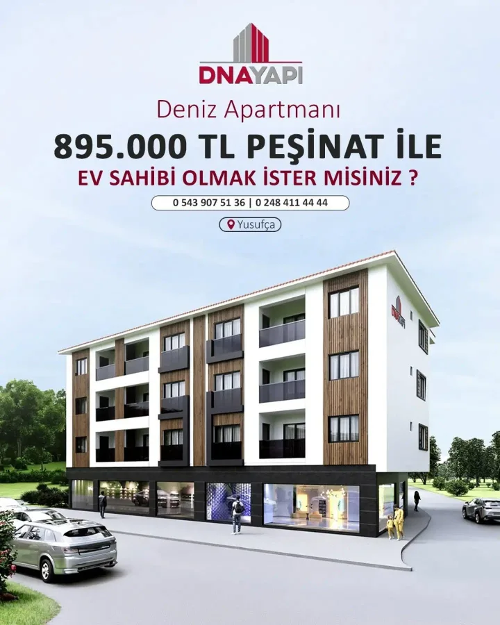 🏡 895.000 TL PEŞİNATLA EV SAHİBİ OLUN!