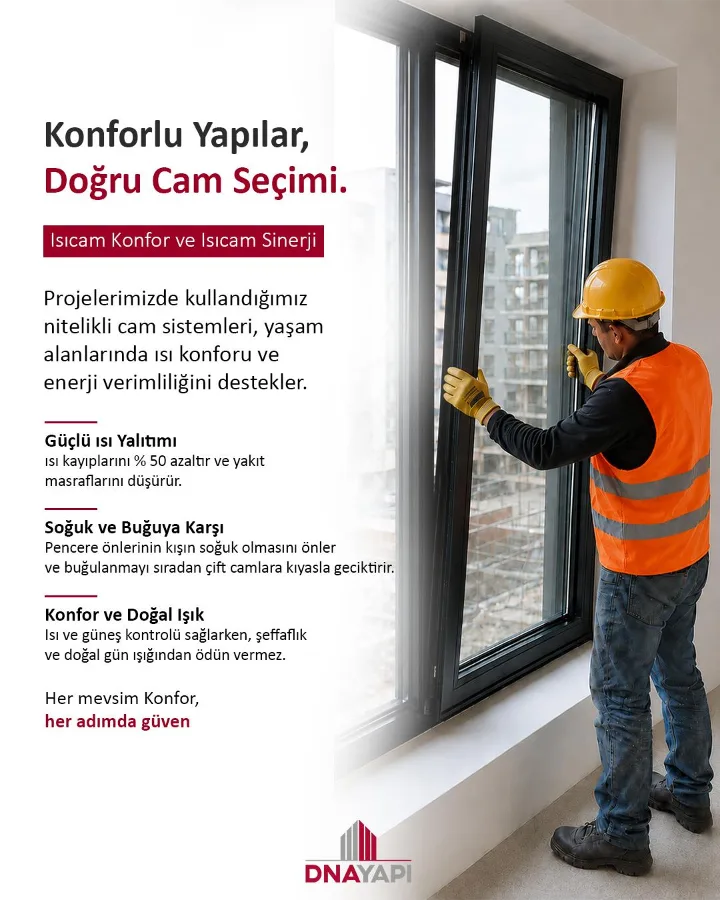 Konforlu bir yaşam, doğru malzeme seçimleriyle başlar.